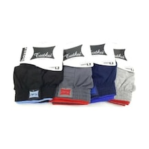 Tutku Erkek Siyah Havlu Bel Boxer 4 Adet 001