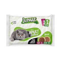 4 X 100 Gr Çift Lezzet Pouch Yetişkin Kedi Kuzulu - Tavuklu