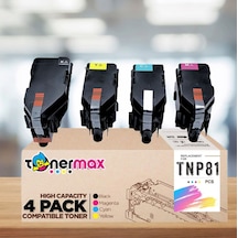 Konica Minolta Bizhup Tnp-81 Uyumlu Toner Takım / C3300i / C4000i