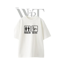 Thewert Dirt Bike Girl Tasarım Baskılı Ünisex Beyaz Oversize T-shirt