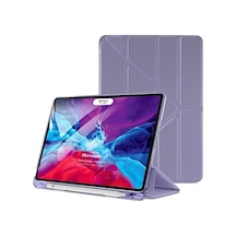 Apple İpad Pro 13 2024 Kılıf A2925-a2926 Origami Pencil Lila İpad Pro 13 2024 İle Uyumlu Kılıf - Lila