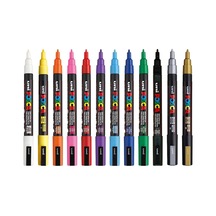 Ayrex Uni Posca Markör Kalem 3m Set 0.9-1.3 Mm Keçe Uçlu 12'li Set Genel