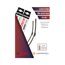 Mercedes Viano 2004-2013 Muz Tipi Aerotwin Plus Ön Silecek Takımı Bosch Ap700u+ap650u