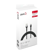 Siyah Shira Serisi Lightning Usb Kablo 2 Metre-zore