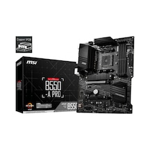 Msı B550-a Pro Ddr4 3200mhz 1xhdmı 1xdp 2xm.2 Usb 3.2 Atx Am4 Amd 5000/4000g/3000 Serileri İle Uyum