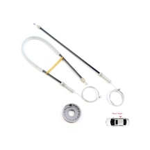 Mitsubishi Colt Czc Cabrio Rg 2006-09 İçin Arka Sağ Cam Kriko Set