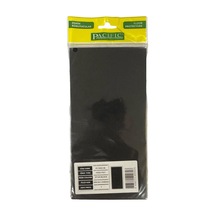 Cateksss Pacific Kare Yapışkanlı Sandalye Koltuk Mobilya Ayak Keçesi Felt 120x240 Mm Siyah - 50 Li Paket