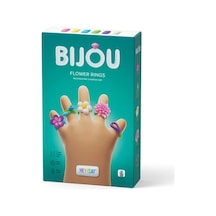 Hey Clay Yaratıcı Kil Seti - Flower Rings Çok  Renkli