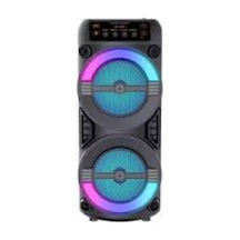 Rgb - 171 - Işıklı Tnabilir Bluetooth Hoparlör Güçlü - Flzdgnkr - Stereo Ses