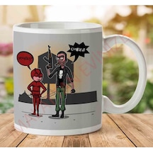 Season 2 Daredevil And Punisher R And M Iki Tarafı Baskılı Kupa Bardak Çok Renkli