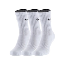 Nike Cush Crew3P Value Beyaz Çorap Sx4508-101