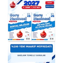 Soru Hazinesi 2027 7.sınıf Sosyal-din %100 Maarif Model Bağlam Temelli Soru Hazinesi Seti