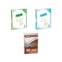 2027 2027 Üçdörtbeş Tyt Biyoloji + Fizik Soru + Anla Kazan Paragraf Deneme 3'lü Set