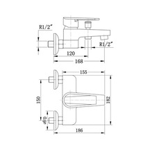 Banyo İçin Modern Aren Modeli İle Şık Görünüm Altın