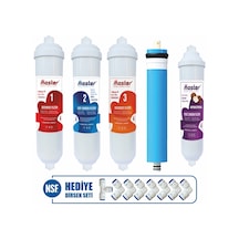 Master Reverse Osmosis System 5 Aşama Kapalı Kasa Su Arıtma Cihazı Filtre Seti Master Reverse Osmosis System 5 Aşama Kapalı Kasa Su Arıtma Cihazı Filtre Seti