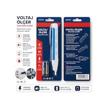 Büro Ev Ofis Hobi Takım Çantası İçin 90-1000v Ac Led Işıklı Sesli Temassız Voltaj Ölçer Kalemi