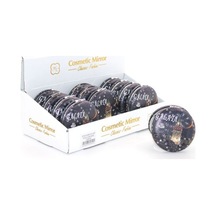 Büro Ev Ofis Personel Hediyesi İçin Taşlı İstanbul Biçimli Kalın El Aynası Çok Renkli