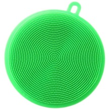 Silikon Temizleme Fırçası Bulaşık Süngeri Yeşil
