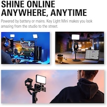 Elgato Key Light Mini Akış, Video Konferansı, Oyun Için, 800 Lü