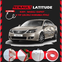 Renault Latitude Oto Araç Kapı Koruma Fitili 5metre Parlak Kırmızı Renk
