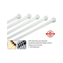 Tomax Plastik Kilitli Kelepçe 10x1000 Mm Beyaz