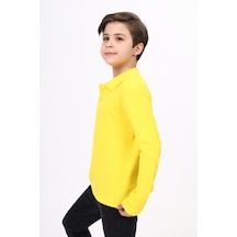 Toontoy Kids Toontoy Unisex Çocuk Nakışlı Tişört Sarı