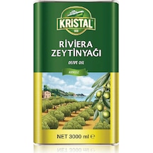 Kristal Riviera Zeytinyağı 3 Litre teneke