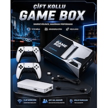 4k 3d Hd Görüntü Kaliteli Kablosuz Çift Kollu 20.000 Oyunlu Retro Oyun Konsolu Tv Box Diğer