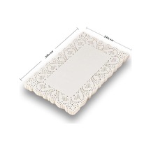 Dantelli Doyley Kağıt Altlık 100lü Dikdörtgen 20x30cm