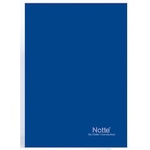 Notte Dikişli 120 Yaprak Karton Kapak Kareli A4 Defter Lacivert