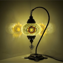 Otantik Mozaik Lamba Masaüstü Lamba Gece Lambası Abajur Osmanlı Dekoratif Masa Lamba Amber