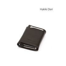 Gönderir Gönderi R Unisex Kahverengi Hakiki Deri Mekanizmalı Cüzdan Ddux77706950
