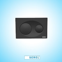 Serel Gömme Rez.için Yuv.panel Siyah