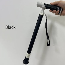 Ronglight Siyah Katlanır Alüminyum Alaşım Yürüyüş Bastonu