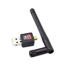 Bilgisayar USB Kablosuz Antenli 7601 150 Mbps Wi-Fi Adaptör