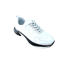 Luiz Paulo 2018 Erkek Deri Günlük Sneaker Ayakkabı Beyaz