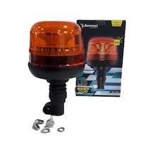 10v-30v Çakar Tepe Lamba 30 Ledli 30w Boru Tip Sarsıntıya Dayanıklı 3 Fonksiyon 128 215 Turuncu