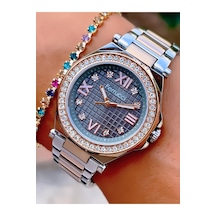 Ferrucci Fc55135 Zirkon Taşlı Kasa Çelik Özel Seri Kadın Kol Saati Gümüş - Rose Gold