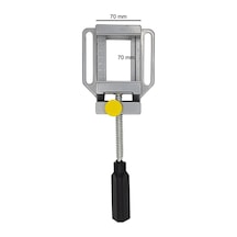 Merttools Alüminyum Mini Sütunlu Matkap Tezgahı Mengenesi Yeni Model Mengene