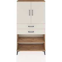 Arges Dolap 3 Raflı 2 Çekmeceli 2 Kapaklı 88x30x163 Çam-aytaşı Çam