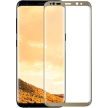 Samsung Uyumlu S8 5D Tam Kaplayan Kavisli Cam