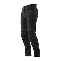 Ebakbak Motosiklet Pantolonu Likralı Esnek Kumaş Korumalı Kevlar Kot Motor Pantolon Jean Siyah