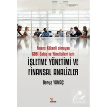 İşletme Yönetimi Ve Finansal Analizler & Finans Kökenli Olmaya...