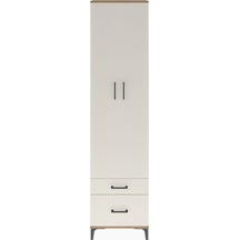 Arges Dolap 4 Raflı 2 Çekmeceli 2 Kapaklı 60x30x243 Çam-aytaşı Atlas Çam