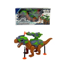 Mechanic Tyrannosaurus Dinazor Robot Vantuz Dart Atan Sesli Işıklı Oyucak