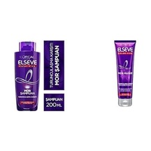 Turunculaşma Karşıtı Mor Şampuan 200 Ml + Elseve Turunculaşma Karşıtı Renk Düzeltici Mor Maske 150 Ml