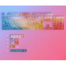 Nebula Bulutu Keycaps Renkli Sisli Mekanik Rgb Klavye Tuş Takımı