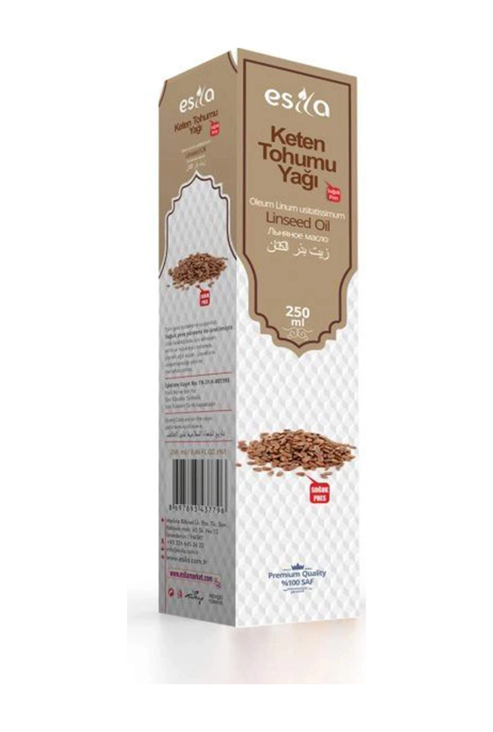 Keten Tohumu Yağı 250 Ml. 100 G