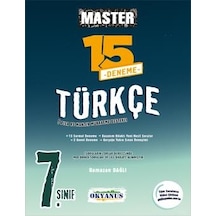 Okyanus Yayın 7. Sınıf Master 15 Türkçe Denemesi