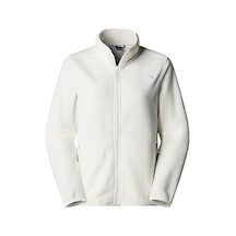 The North Face W Glacier Fleece Jacket Kadın Outdoor Polar Ceket Nf0a8d2fqlı1 Beyaz Beyaz
